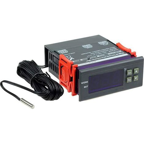 MINKUROW Temperaturregler STC-1000 LCD Display Thermostat mit Sensor 110-220V AC (1/4)