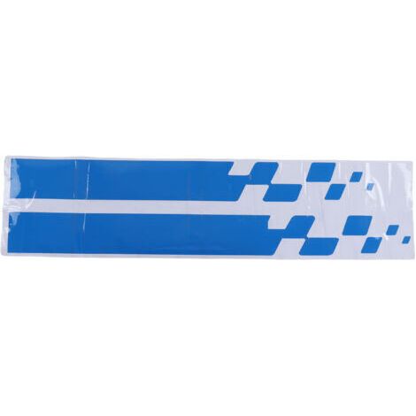 Lot de 2 autocollants adhésifs en vinyle pour capot de voiture, bandes adhésives universelles pour capot, 90 x 9 cm / 35,4 x 3,5 pouces, bleu