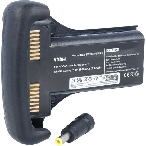 vhbw batteria compatibile con Spectra Epoch 10 dispositivo di misurazione (3800mAh, 2,4V, NiMH) (1/5)