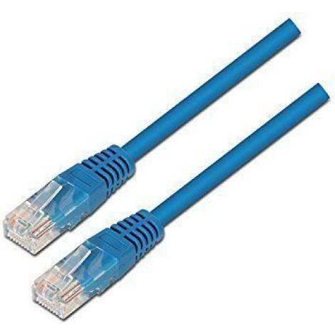 Nano Cable 10.20.0100-BL - Câble réseau latiguillo RJ45, Cat.5e, UTP, AWG24, 0.5 mètres bleu