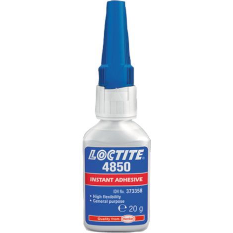 Adhésif instantané, flexible 4850, 5 g LOCTITE