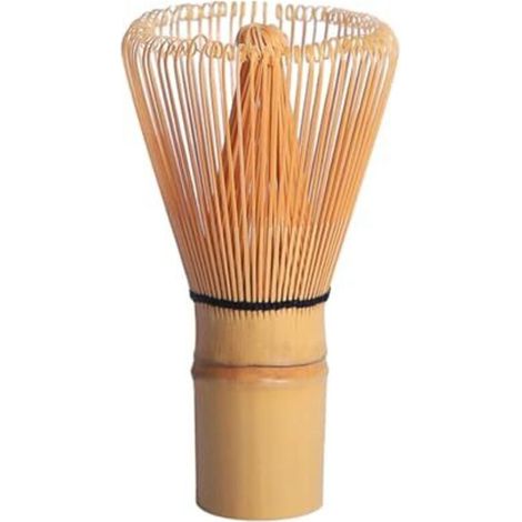 Traditional Chasen natural bamboo whisk with 100 sticks for matcha and green tea (1/5)