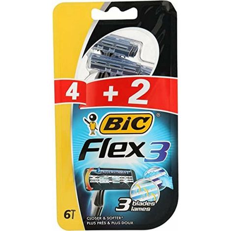Flex 3 Classic blister rasoio 4 + 2 unità (1/5)