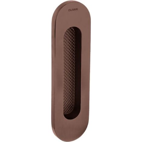 Poignée de porte coulissante Vico bronze mat - D109DS