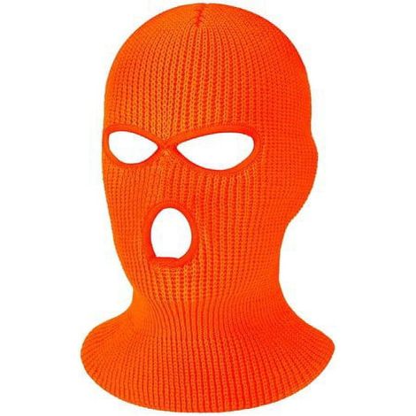 Balaclava - Couvre-Neck Tricoté 3-Trous - Protection Visage Cou et Tête - Pour Sports Extérieurs Hiver - Unisexe - 1 Pièce