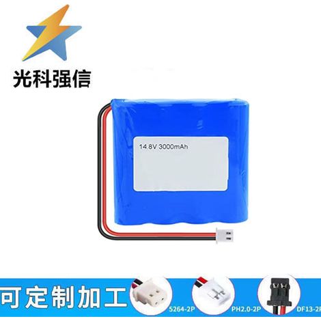 3000mAh lithium battery, 14.8V, sweeping robot battery pack, 18650 14.8V lithium battery for sweeping robot. (1/2)