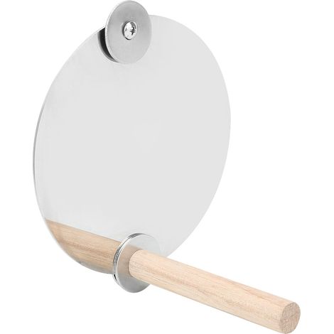 Perchoir en bois avec miroir en acier inoxydable pour cage à oiseaux, jouet pour perroquets et accessoires pour cage à oiseaux (1/5)