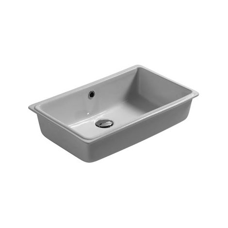 Lavabo sottopiano rettangolare 65x28 incasso ceramica