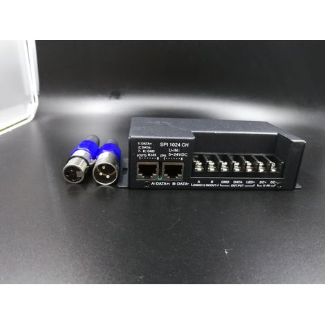 Light source decoder for DMX to SPI LED strip WS2811 WS2812B WS2813