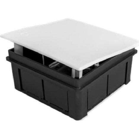 Caja de Empalme y Derivación Empotrable C35 con Garra Plástica 105x105x51 mm Blanco