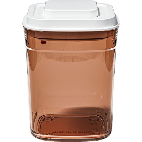 1 boîte carrée à fermeture hermétique pour café, boîte de conservation alimentaire transparente (1/5)