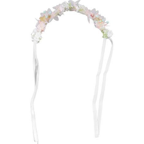 Handgefertigtes Blumenstirnband für Bräute, zartes handgefertigtes Stirnband, elegantes Haaraccessoire für Zeremonien, Abende und Bälle. (1/5)