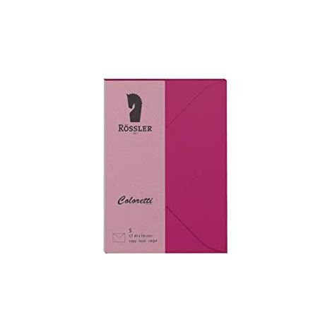 Enveloppe c7 coloretti 5 unités magenta (1/3)