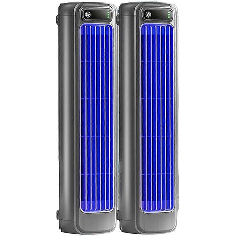 Ventilateur silencieux à haute puissance et longue autonomie, pour bureau ou tour, fixation murale, portable USB. (1/5)