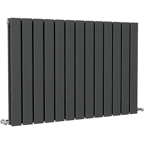 SKY Bathroom Flat Panel Radiator Horizontal 600x884mm Double Anthracite (1/5)