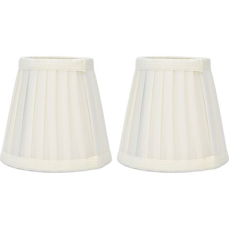 Set di 2 paralumi PX30 – doppia piccola clip – tessuto cilindrico – lampada da tavolo/parete – comodo