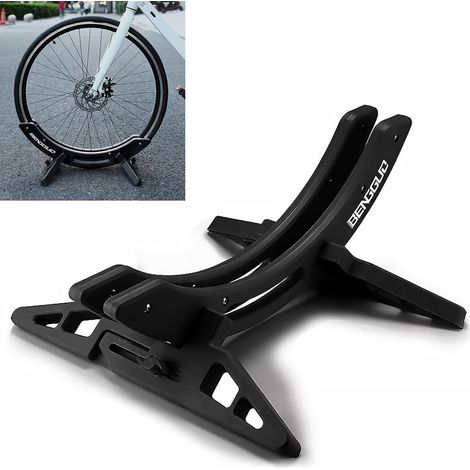 Bicycle Floor Stand, Universal Adjustable Bicycle Stand, Parking Stand for MTB, City, Road Bikes for All 30-80 mm Widths Bicycle Tyres (1/5)