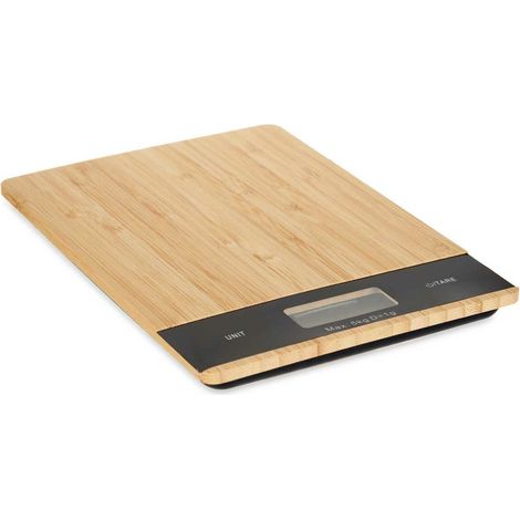 Bilancia da cucina digitale in bambù fino a 5 kg (1/2)