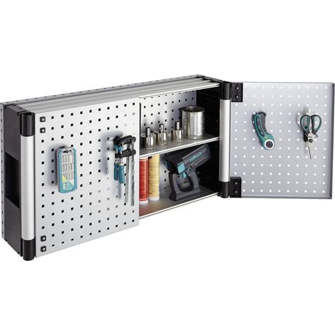 Armario de pared perforado Wolfcraft 6086000 - 500 x 960 x 215 mm (1/4)