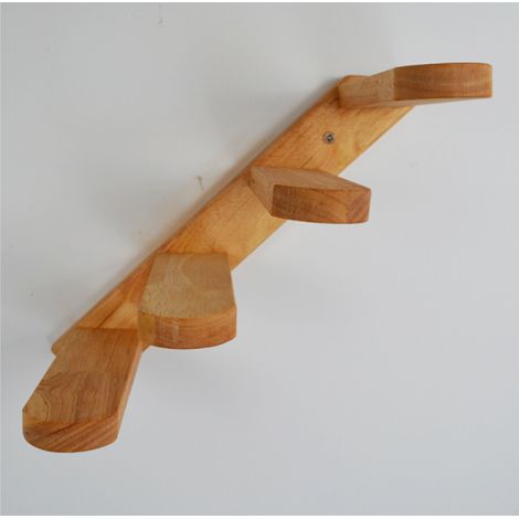 Mur d'escalade pour chats, en caoutchouc/bois, pour chats jusqu'à 10 kg, avec corde en jute pour gratter