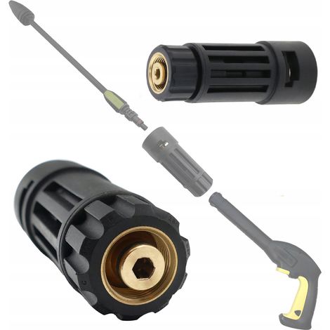 Adaptador Para Hidrolimpiadora M22 – Compatible Con Karcher K Bayonet 160 BAR Durabilidad (1/5)