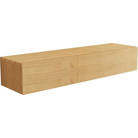 Mobile sotto lavabo sospeso in legno di mindi 150 cm - TIDORE