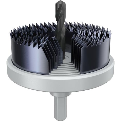 Bosch Lochsägen-Set mit Aufsteckhalter Wood and Drywall, 26/32/39/45/51/58/64 x 18,5 mm