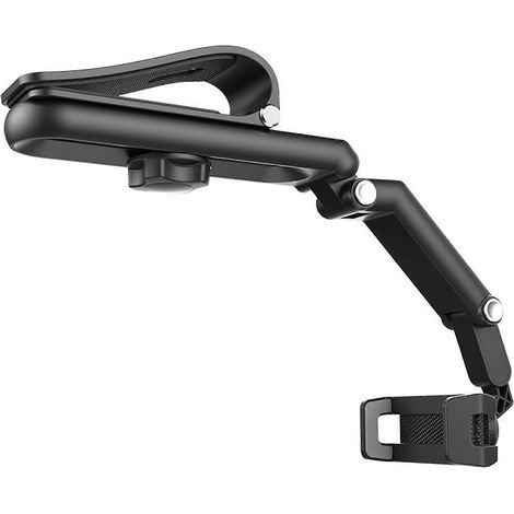 Support de téléphone de voiture à angles réglables, stable, robuste et haute résistance, pour pare-soleil de voiture. (1/5)