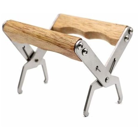 Pince lève-Cadre de Ruche en Acier Inoxydable, Outil d’Apiculteur Beehive Frame Grip Holder (1/5)