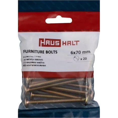 Bullone inline m6x70 acciaio zincato resistente alla corrosione (1/2)