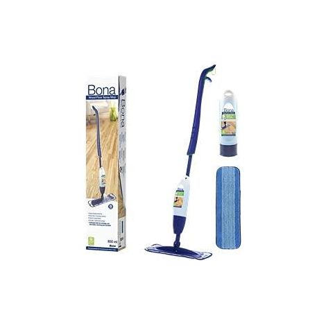Bona Mop Spray blu con panno in microfibra riutilizzabile