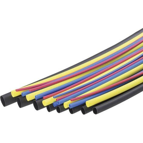 Assortiment de gaines thermorétractables 2:1 DSG Canusa 8011070990 Ø intérieur nominal (avant réduction): 9.60 mm 28 pc (1/2)