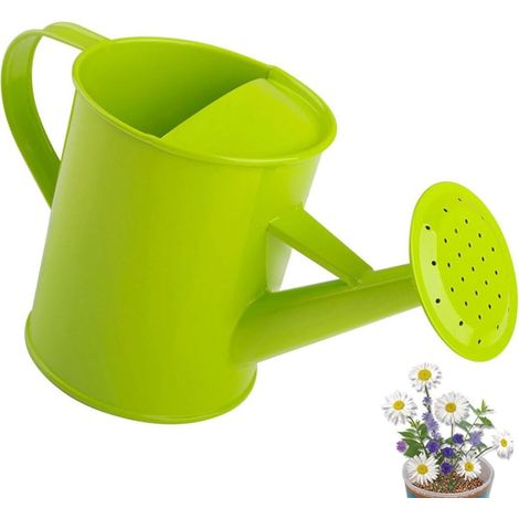 Arrosoir de jardinage en métal de 600 ml, arrosoir miniature en vrac, arrosoir d'intérieur, grand arrosoir vert, arrosoir pour plantes d'intérieur (1/5)