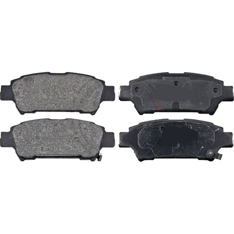 KIT PASTIGLIE FRENO POSTERIORI compatibile con TOYOTA AVENSIS VERSO (M2) / PASTIGLIE FRENANTI AUTO OEM P 83 056, / SOSTITUZIONE DIRETTA / BASSA POLVERE / SILENZIOSO (1/4)