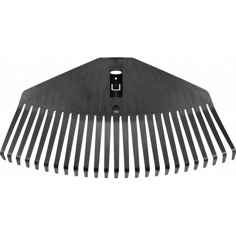 Fiskars rastrello per foglie in polipropilene Solid M 25 denti ampia testa per lavori su grandi superfici 45x21 cm senza manico (1/5)