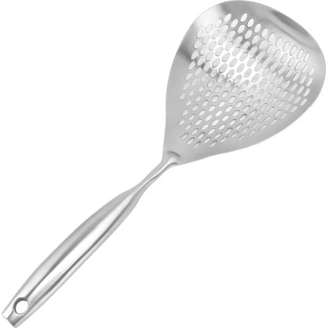 Cuillère écumoire de cuisine en acier inoxydable, louche, écumoire araignée, passoire de cuisson (1/5)