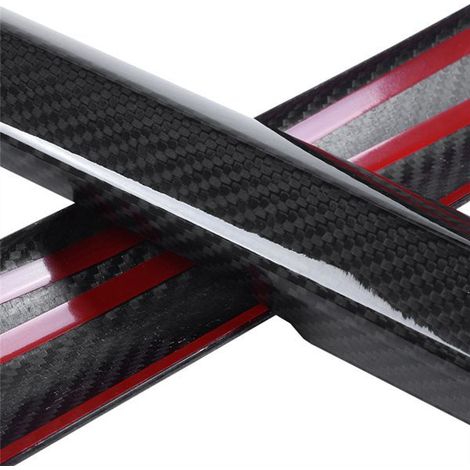 1 pair of genuine carbon fiber center console side moldings, compatible with BMW X5 F15 from 2014 to 2018. (1/5)