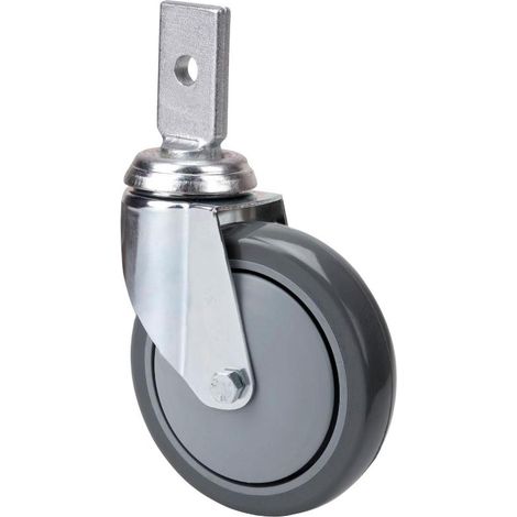 rueda giratora espiga plana 32bm100cp-puisb polip.-poliur.gris eje bolas (1/2)