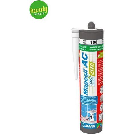 Sigillante antimuffa Mapei Mapesil AC 103 Bianco Luna 310 ml
