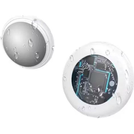 Dispositif anti-perte, compact et portable, traceur GPS, positionnement précis, longue autonomie, étanche, géolocalisation mondiale, utilisation simple, blanc