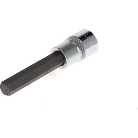 Douille tournevis embout 6 pans, Taille 12 mm, 1/2" 12,5 mm, Douille tournevis, Acier (1/5)