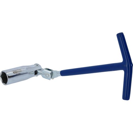 KS Tools T-Griff-Zündkerzenschlüssel mit Gelenk, 16 mm (1/5)
