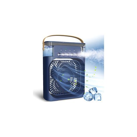 Mini Climatiseur portable ,Veilleuse d'aide au sommeil,5 gros embout,Humidification et refroidissemen,Débit d'air à trois vitesses (1/3)