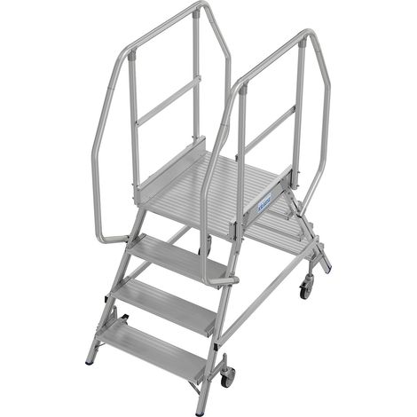 KRAUSE, Plate-forme mobile, accès deux côtés, 2 x 4 marches (1/5)