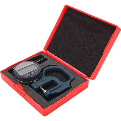 Elektronisches Mikrometer, Dicke 0–12,7 mm, Genauigkeit 0,01 mm, für Leder (1/5)