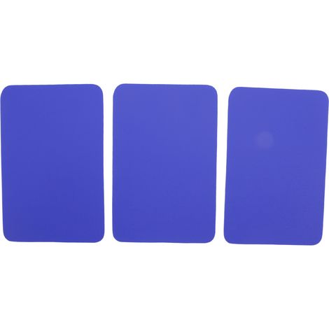 3 Pièces Patchs de Réparation pour Bateau Gonflable, Canoë et Kayak - PVC Imperméable Bleu Foncé (1/5)