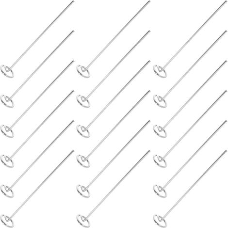 Lot de 20 piquets métalliques en forme de G pour jardin paysager, 152 mm (1/5)