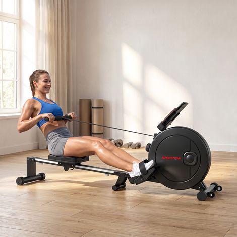 Rameur Musculation Appartement 16 Niveaux Résistance, Cardio, Silence, Home Training (1/5)