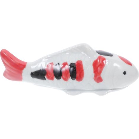 Figurines de poissons flottants en porcelaine uniques pour aquarium, adorables statues de poissons, petites décorations de poissons pour aquariums. (1/4)