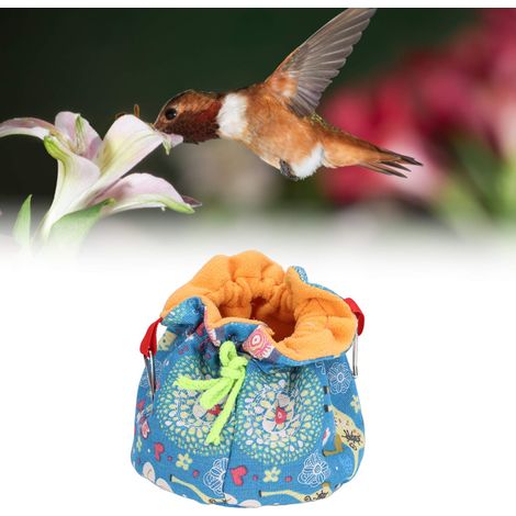 Hamac rond, sac de couchage pour perroquet, poche nid pour oiseau, nid chaud pour dormir (1/5)